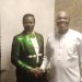 Riceman, Ominimini in historic handshake