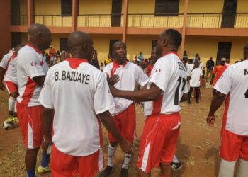 Old generation footballers reignite their exploits at end of year soccer fest