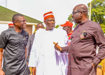 2023: Obaseki receives NNPP Presidential flagbearer, Kwankwaso, in Benin