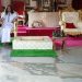Miracle pond in Benin High Temple overflows