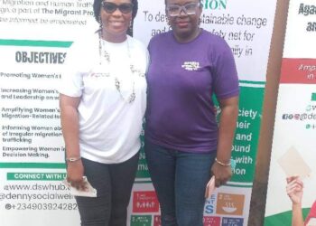 DSWHUB sensitizes Abule Iroko Community on irregular migration and human trafficking