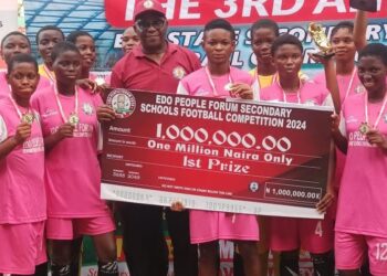 Thrills of Edo 2024 schools football tourney