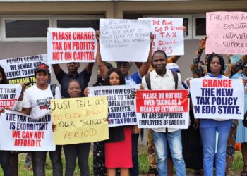 Private school owners in Edo stage protest over alleged heavy tax