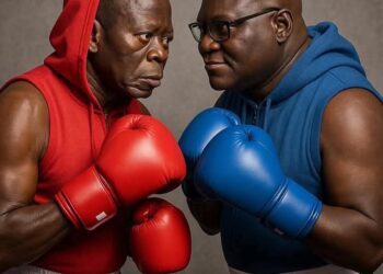 Oshiomhole in a fight between the elephant and the pit